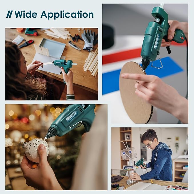 Fireproof 100W Hot Glue Gun Kit Glue Gun - Image 8