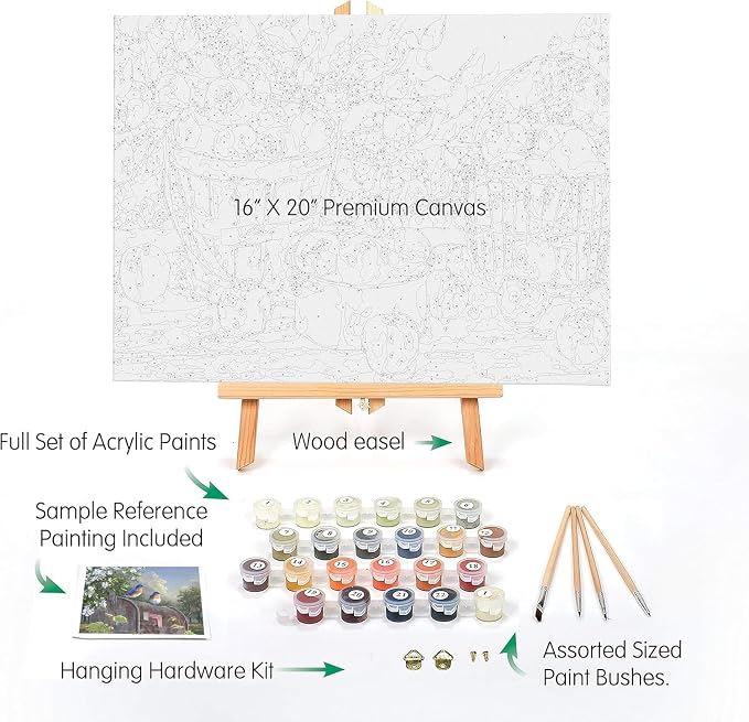 Ledgebay DIY Paint by Numbers Kit - Image 3