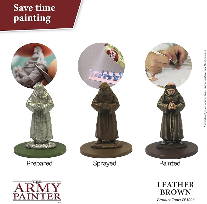 The Army Painter Color Primer, Leather Brown, 13.5oz - Image 3