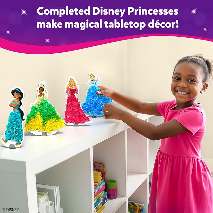 Skillmatics Poke-in Art – Disney Princesses, Mess-Free DIY Wood Craft Kit | - Image 6