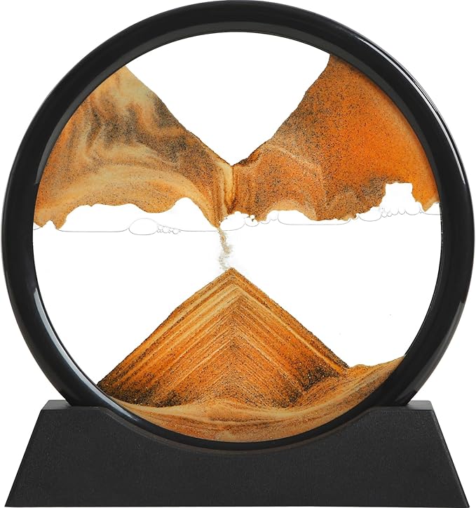 Moving Sand Art Liquid Motion, 3D Deep Sea Sandscape Color Quicksand Decor by KPNUWN