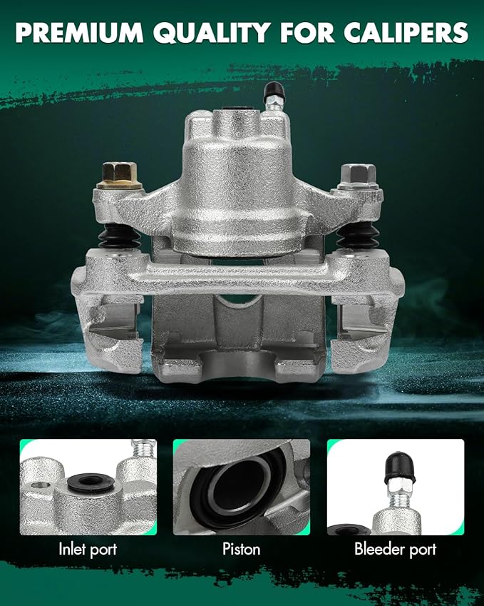SCITOO 19B2697 19B2696 Rear Left & Right Disc Brake Calipers Assembly w/Bracket For Toyota For Avalon 2005-2007,For Toyota For Camry 2002-2006,For Toyota For Solara 2004-2008
