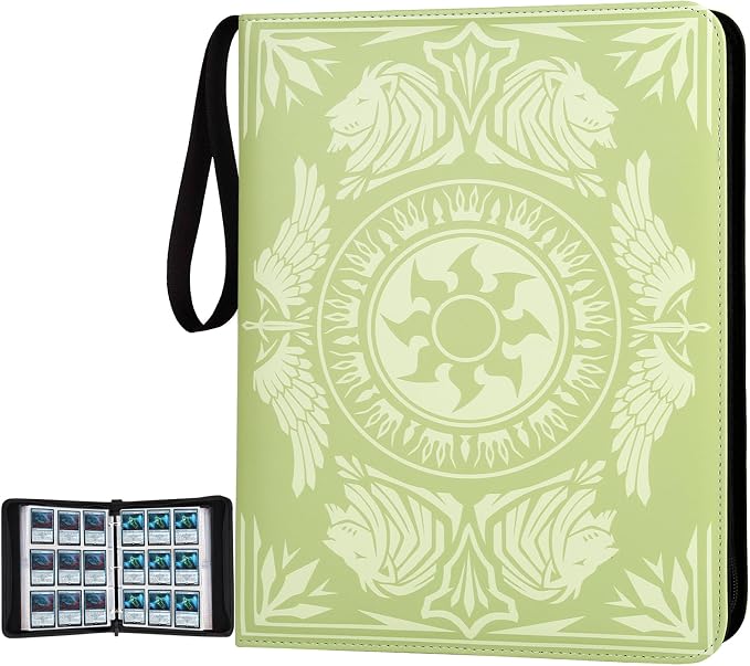 9-Pocket Card Binder for MTG, 720 Double Sided Pocket PU Trading Collection by MTGPRO
