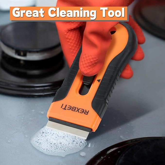 REXBETI Razor Blade Scraper Tool, 2 Pack Razor Scraper Set - Image 7