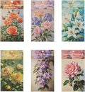 60 Sheets Vintage Embossed Scrapbook Paper Kit, 4x5.5 Letterpress Textured by Unknown