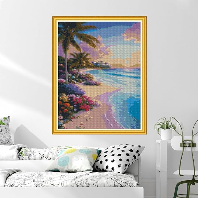 MYBISYMQQ Ocean Waves Cross Stitch Kits - Image 5