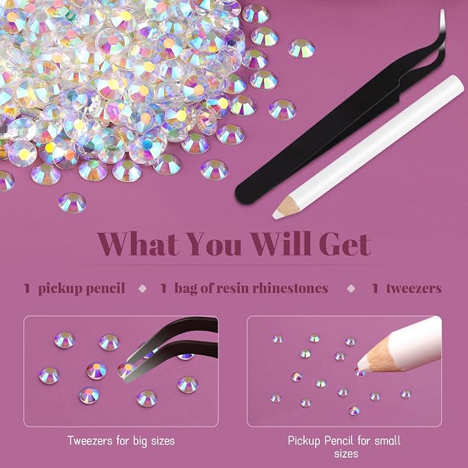 4000PCS 5mm Resin Jelly Rhinestones in Bulk, Bedazzling Flatback Crystals - Image 7
