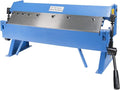 Erie Tools 24" Pan and Box Brake with Adjustable Removable Fingers 20-Gauge Steel / 16-Gauge Aluminum Capacity 0–135° Bend Range Bench Top Sheet Metal Brake for Forming Bending & Fabrication