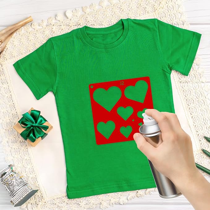 Peohud 40 Pieces Geometric Shaped Stencils, Simple Drawing Chalk Stencils - Image 7