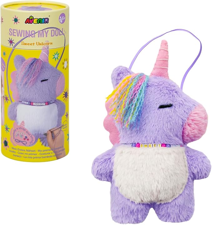 Avenir My First Sewing Kit for Kids Ages 6-8 | Learn to Sew Stuffed Animal by Avenir
