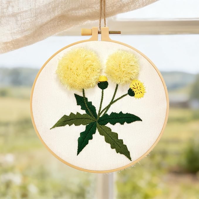 Dandelion Flower Embroidery Kits - Image 7
