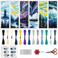 ACRNIGHEET 6PCS Cross Stitch Bookmark Kit by ACRNIGHEET