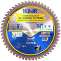 Aluminum Cutting Circular Saw Blade, Medium Aluminum,The Cutting Head uses a Special Anti-Heat Sticking Coating with high Finish and Long Life,NFM 6-1/2 inch 54-Tooth 5/8" -TA