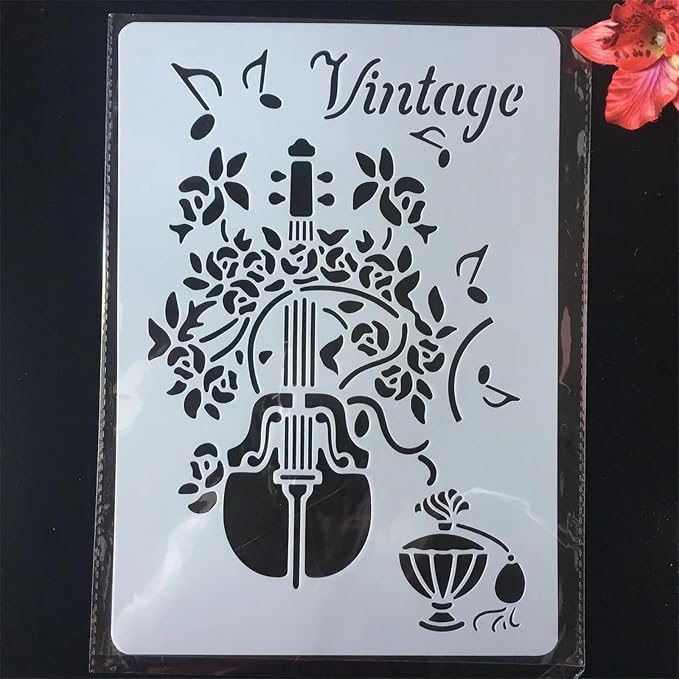 TIAMECH A4 Reusable Violin Stencil - Image 5