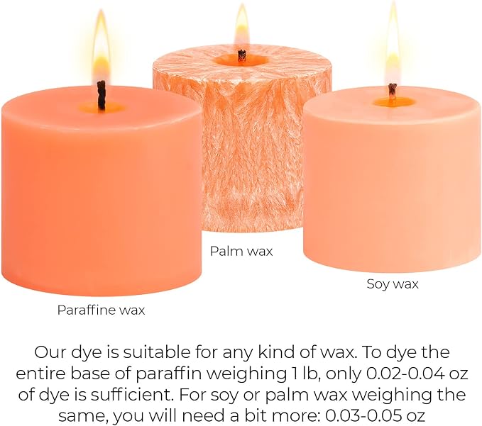 Orange Candle Dye 2oz for Soy Candle Making – Highly Concentrated Candle Wax - Image 5