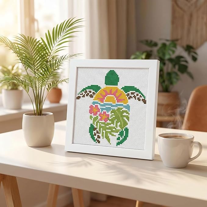 WUSARPLY Sea Turtle Stamped Cross Stitch Kits - Image 4