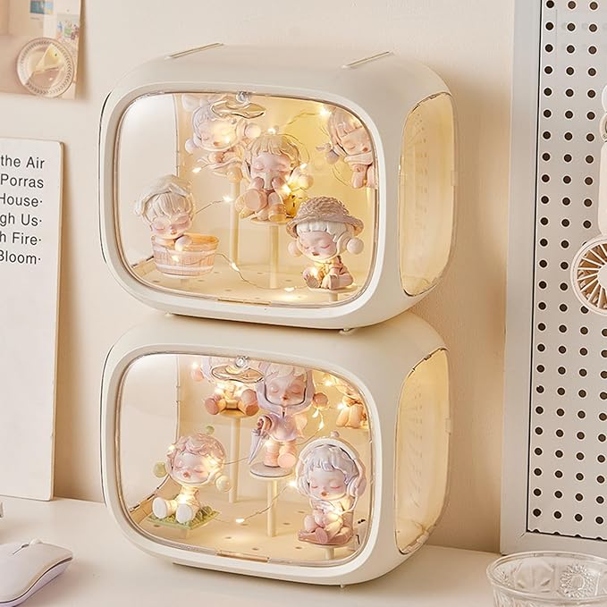 Clear Acrylic Display Case for Figures - Image 2