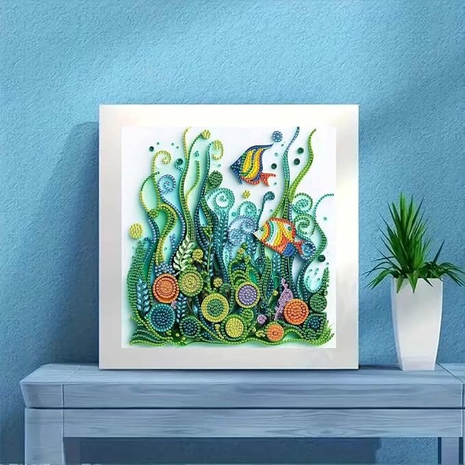 ZQEATRY Fish Seaweed Diamond Art Kits - Image 4