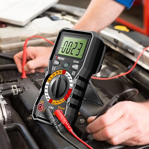 ANENG Digital Multimeter with Non Contact Voltage Tester,Ohm Volt Amp Meter,Measure AC/DC Voltage,Current,Resistance,Continuity,Diodes,with LCD Display,Flashlight,Pocket-Sized Automotive Detector