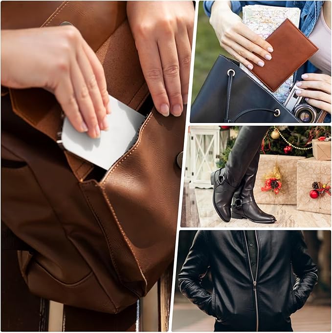 40pcs Portable Sewing Awl Kit with Bag, Awl Tool Leather Stitching Waxed Thread Kit for DIY Leather Sewing Repair Craft