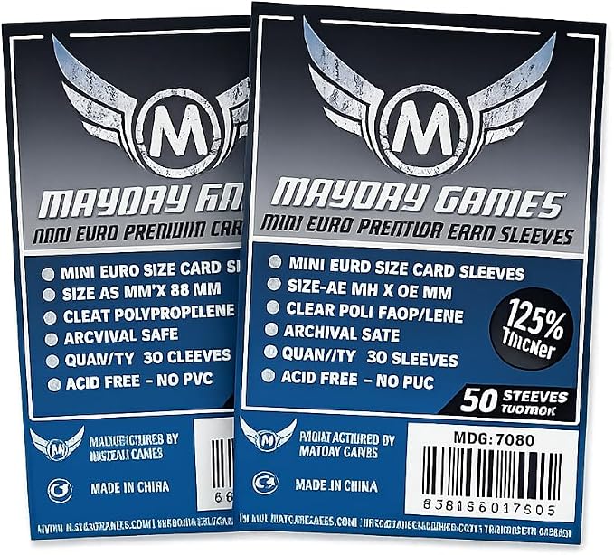 Mayday Games Alchemists Game Accessory- Premium Card Sleeve Bundle by MAYDAYGAMES
