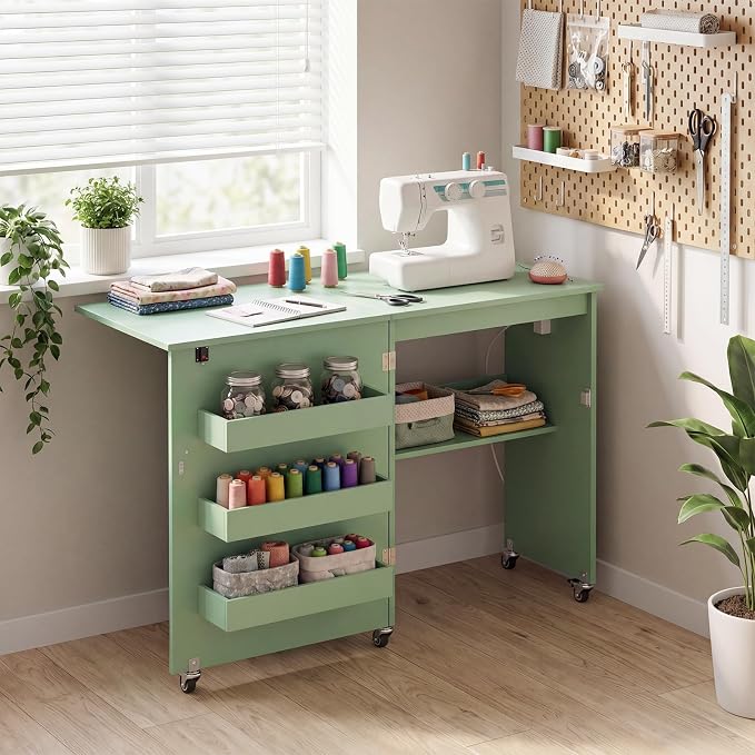 Giantex Folding Sewing Table - Image 2