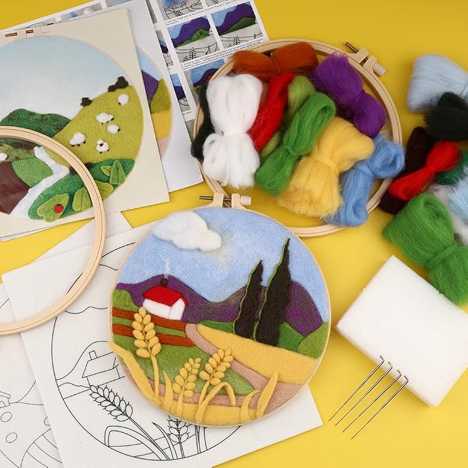 Needle Felting Kits Beginners, DIY Wool Needle Felting Starter Kit, Needle Felt - Image 5