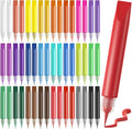 24 Pcs Suncatcher Paint Pens, Stained Glass Sun Catcher Pens 24 Colors 10ML Each by Unknown