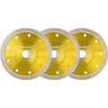 GoYonder 3 Pack 4.5"D115mm Super Thin Diamond Ceramic Saw Blade Porcelain Cutting Blade for Cutting Ceramic Or Porcelain Tile