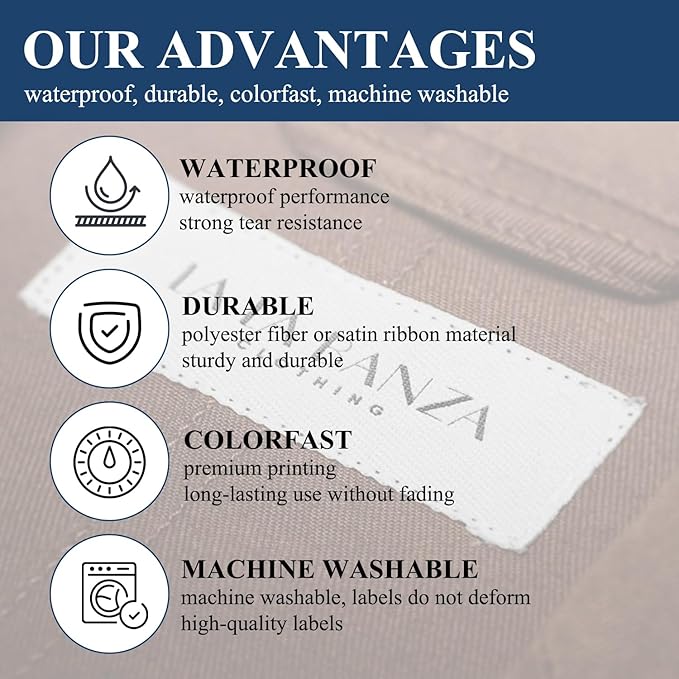 Custom Cotton Tags Fabric Labels, Personalized Sewing Labels - Image 4