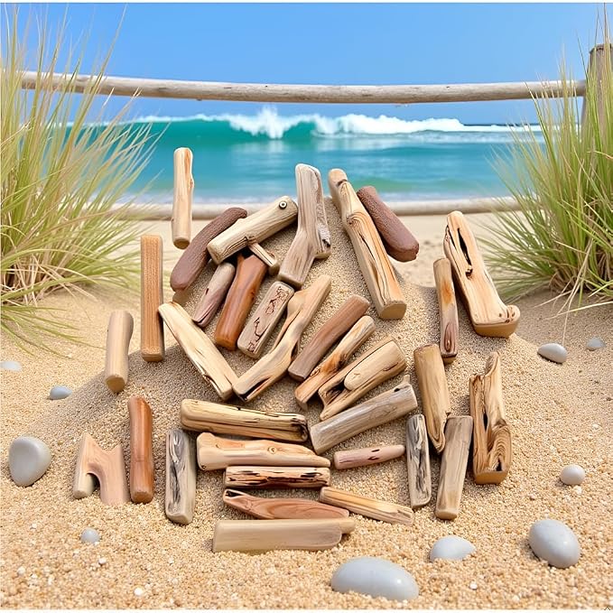 20 Pcs Natural Driftwood Pieces - Image 9