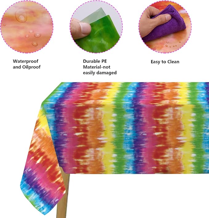 Iceyyyy 6 Pcs Tie Dye Tablecover - Image 3