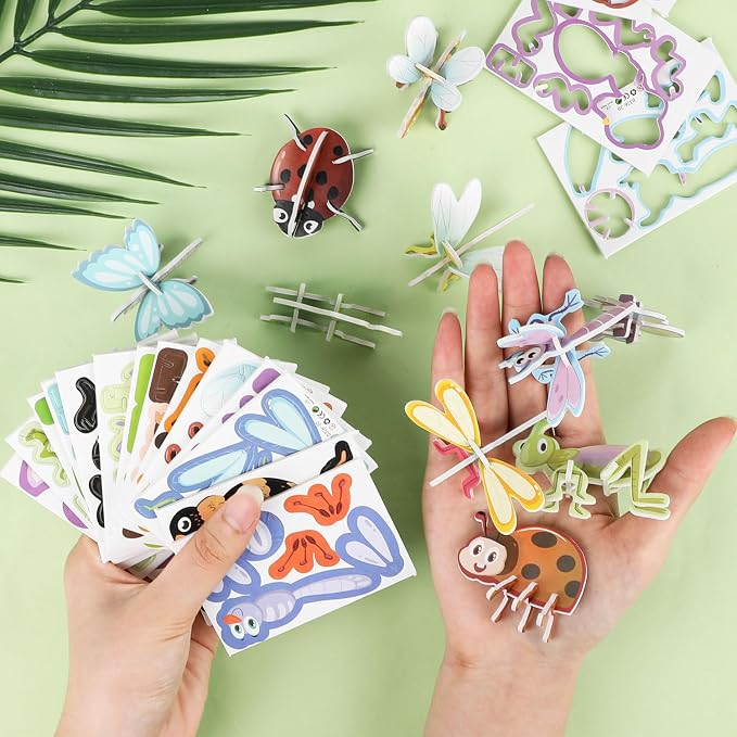 LOMIMOS 50Pcs Educational 3D Cartoon Puzzle - Image 7