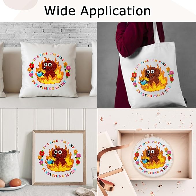 Nuberlic Cute Dog Embroidery Kits - Image 4