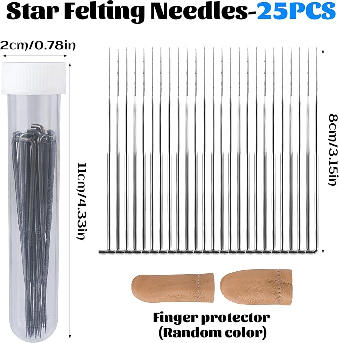 Felting Needles, Star-Point Needles, Needle Felting Supplies, Needle Felting - Image 2