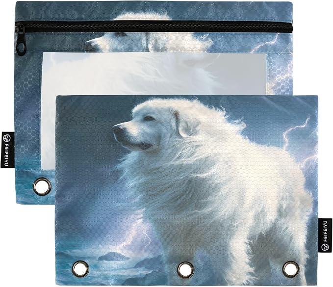 Great Pyrenees Dog Pencil Pouch by BOENLE-WELCOMEYOURCOMING
