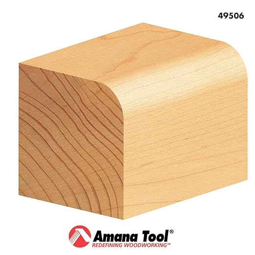 Amana Tool - 49506 Carbide Tipped Corner Round 1/4 Radius x 1" Dia x 1/2 Shank