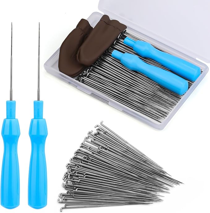 QMNNMA 100Pcs Needle Felting Needles, Needle Felting Tools by Qmnnma