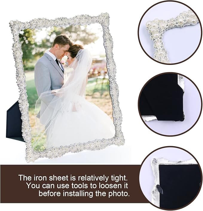DIKAR 8x10 Picture Frame with Pearl - Image 5