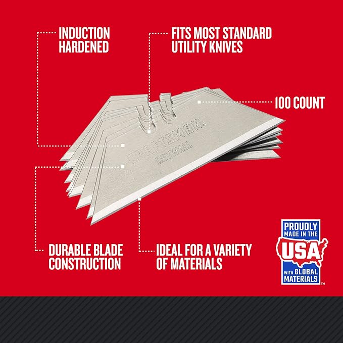 CRAFTSMAN Utility Knife Blades, 100 Pack, - Image 2