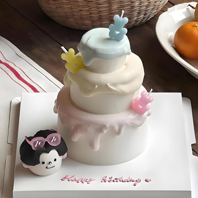 Silicone Mini Tiered Cake Mold 6 Cavity, 29.8 x 17.3 cm | 3-Tier Design - Image 5