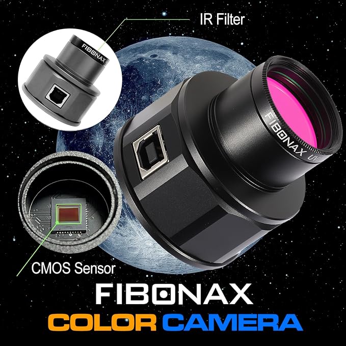Nova200 Telescope Camera, 1080P USB Astronomy Camera | 1.25 Inch Electronic - Image 2