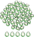 MECCANIXITY 50PCS Flat Back Acrylic Teardrop Gems 18x25mm Artificial Rhinestones by MECCANIXITY
