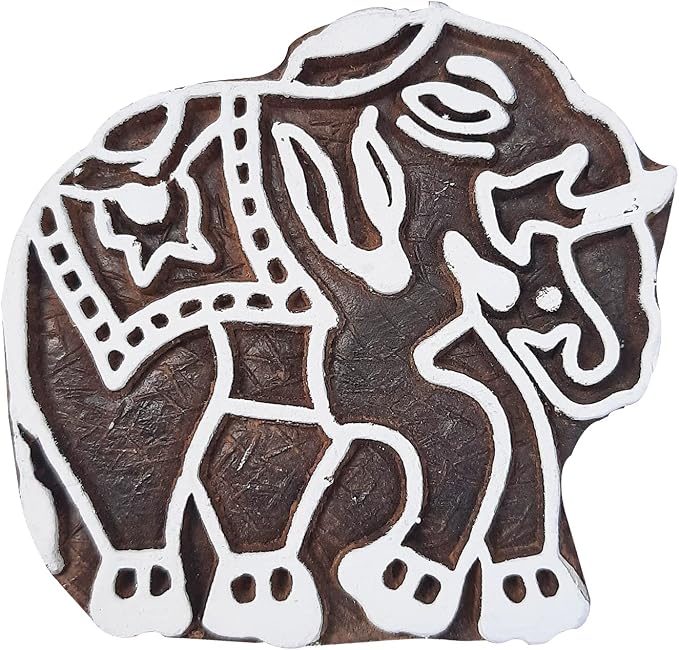 Royal Kraft Wooden Stamps DIY Fabric, Henna Printing Blocks THDtag111 - Image 2