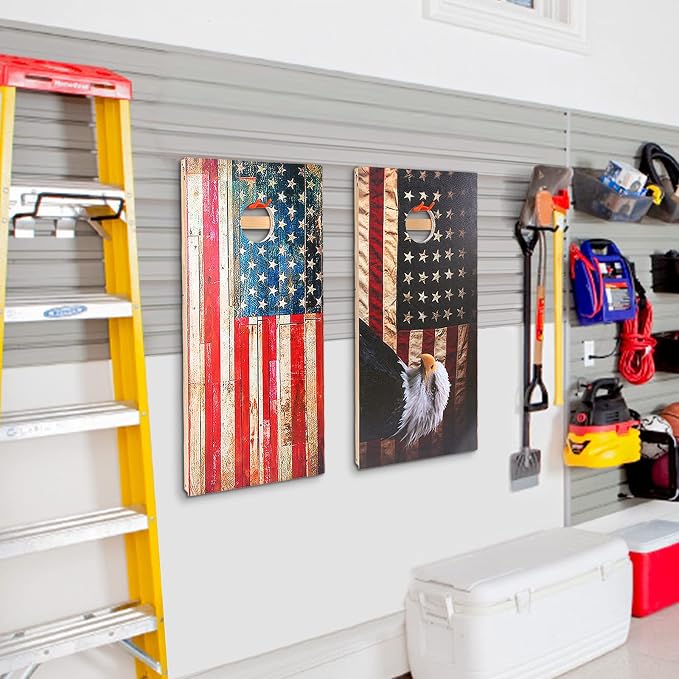 AHOWPD Cornhole Boards Hanger, Cornhole Accessories Wall Mount, Cornhole Board - Image 6