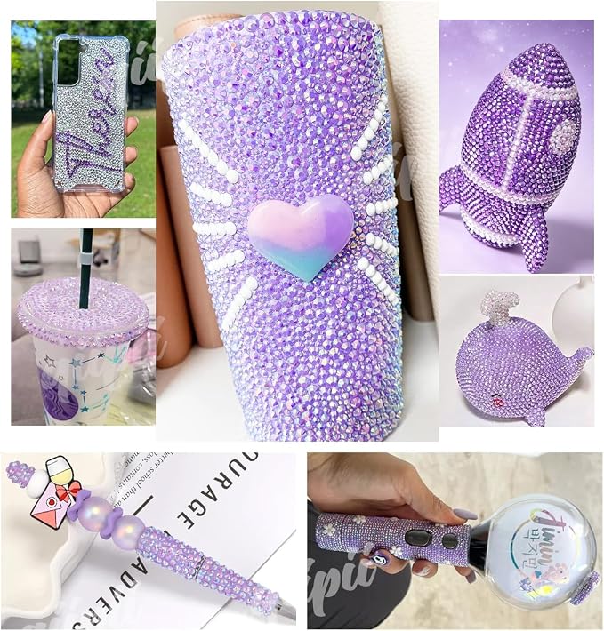 qiipii 24 Color 2mm Small Jelly Resin Rhinestones - Image 8