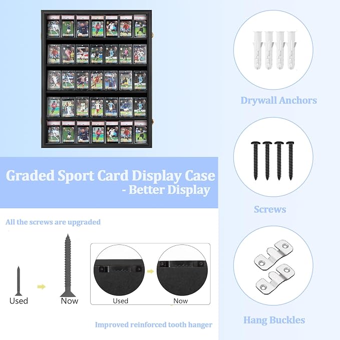 35 Graded Sports Card Display Case - Image 3