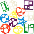 12 Pieces Geometric Stencils Template Set by Tenare