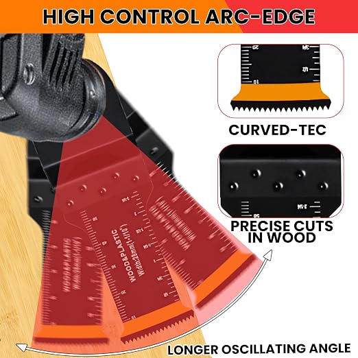 CONNOO 148 Pack Oscillating Saw Blades - Image 3
