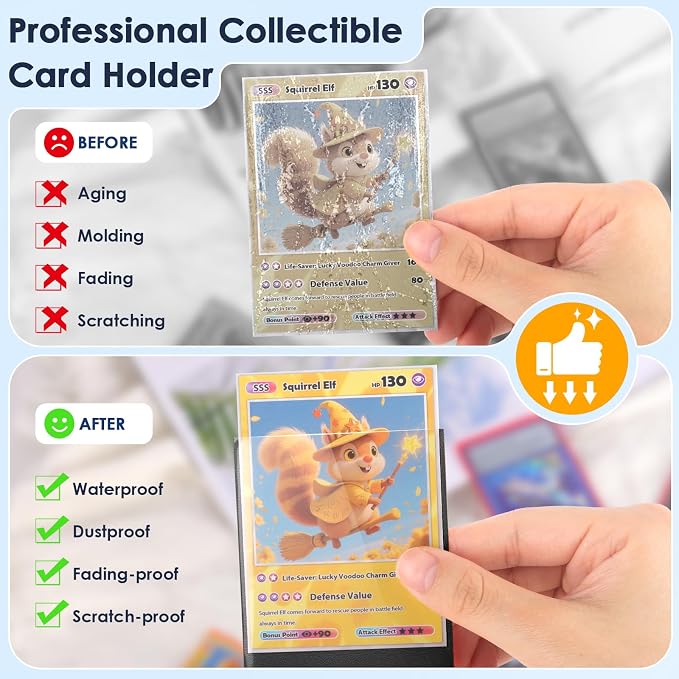 500 Pcs Black Card Sleeves Toploaders - Image 5